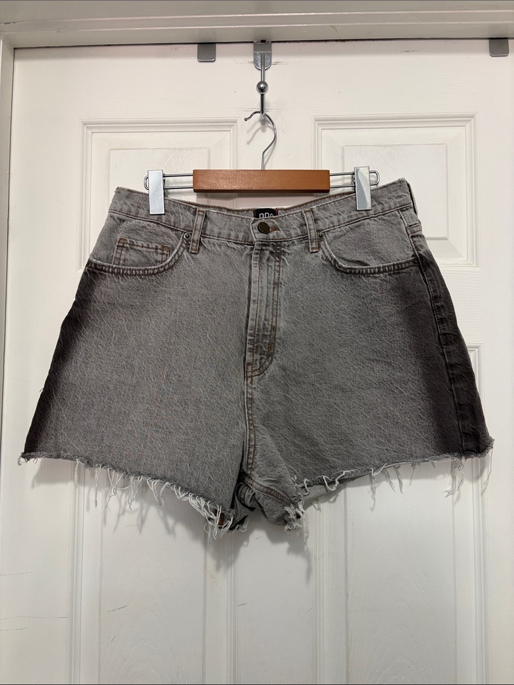 BDG Urban Outfitters High-Waist Gray Denim Cutoff Shorts